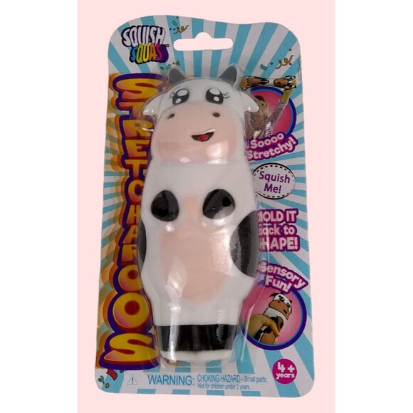 Stretchy Squishy Cow Stretcharoos Cowy Figure Toy Bettertoyz Squeezable Squish - Picture 16 of 16